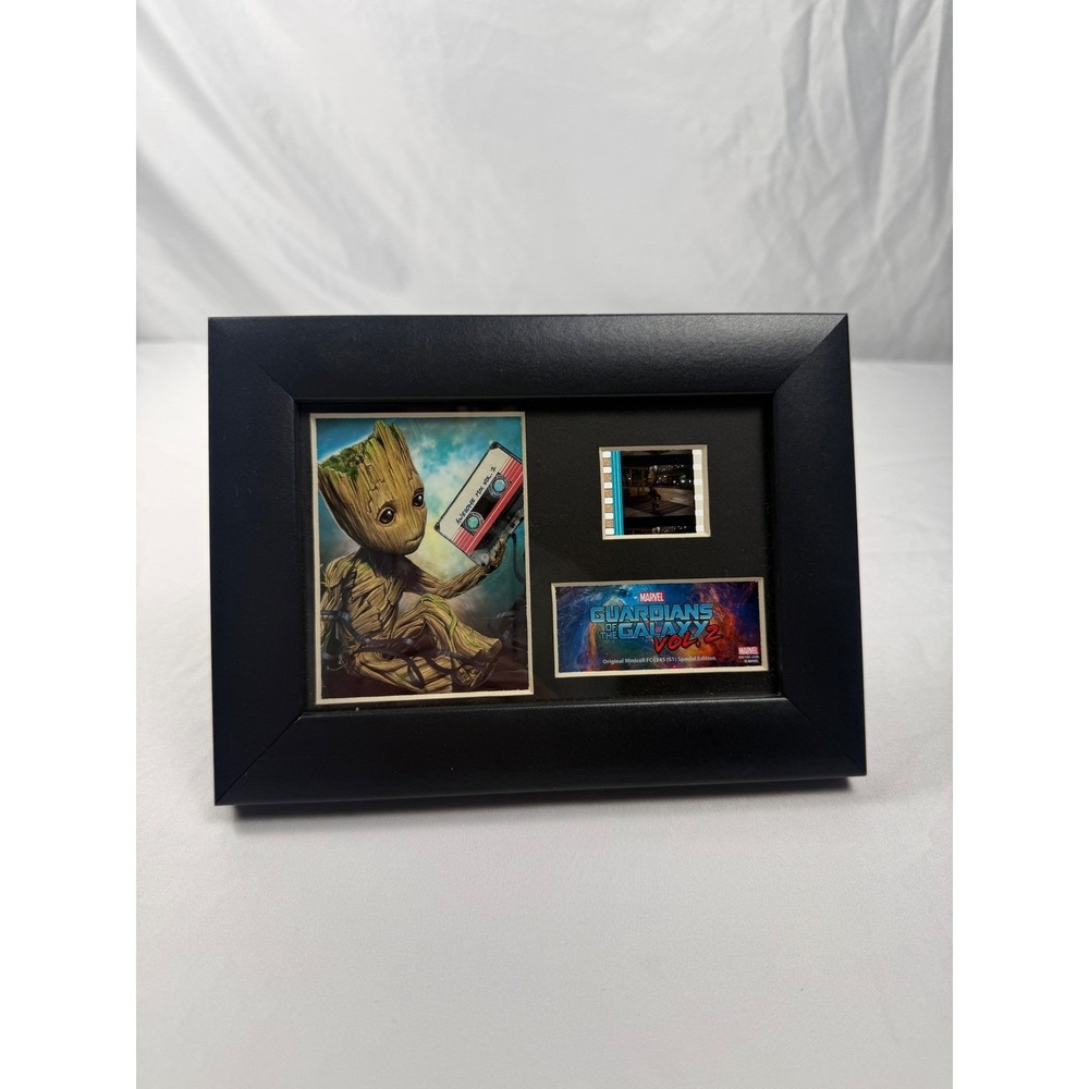 Marvel Baby Groot 35mm Film Cell Framed Display Guardian of the Galaxy Vol.2 COA